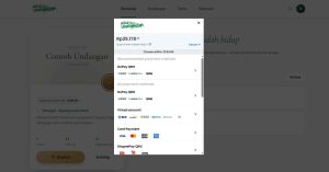 Berbagai metode pembayaran tersedia lengkap